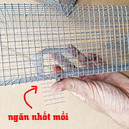 bẫy rắn mối có ngăn nhốt mồi riêng